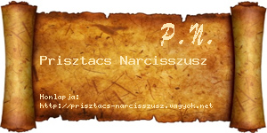 Prisztacs Narcisszusz névjegykártya